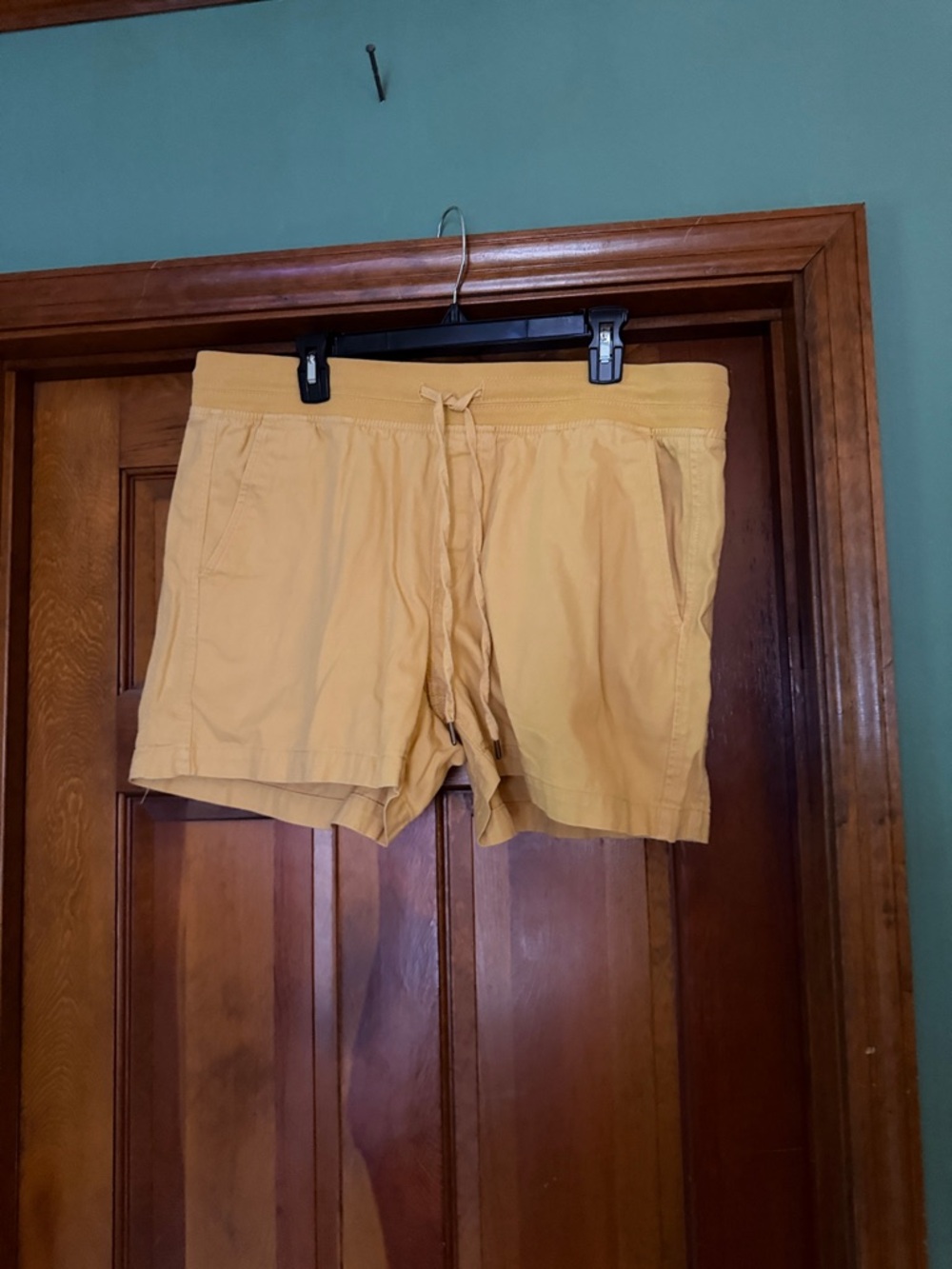 Orvis Yellow Drawstring Cotton Shorts